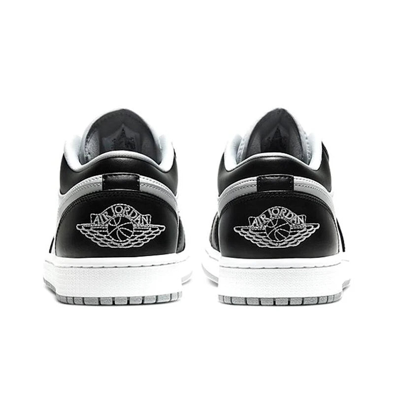 Original Air Jordan 1 Low "Bred Toe" For Men's Classic Retro Basketball Street Casual Sneakers Shoes