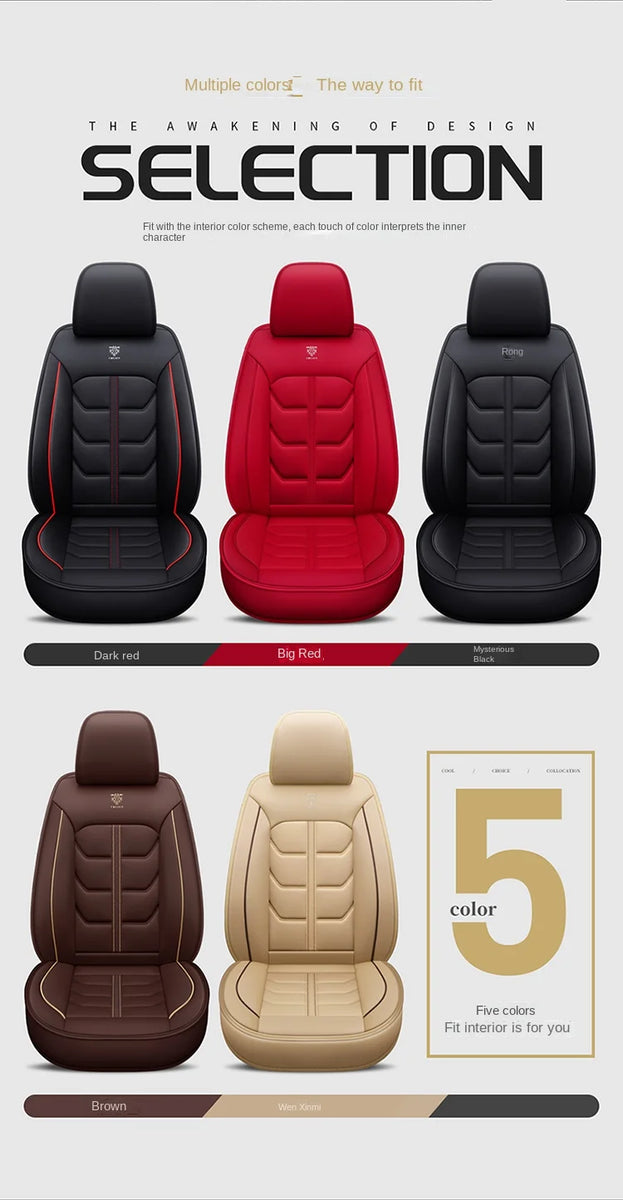 Universal Style 3D Car Seat Covers for Suzuki Vitara Celta Peugeot 205 VW Polo 9n Camry 40 Interior Accessories Seat Protectors