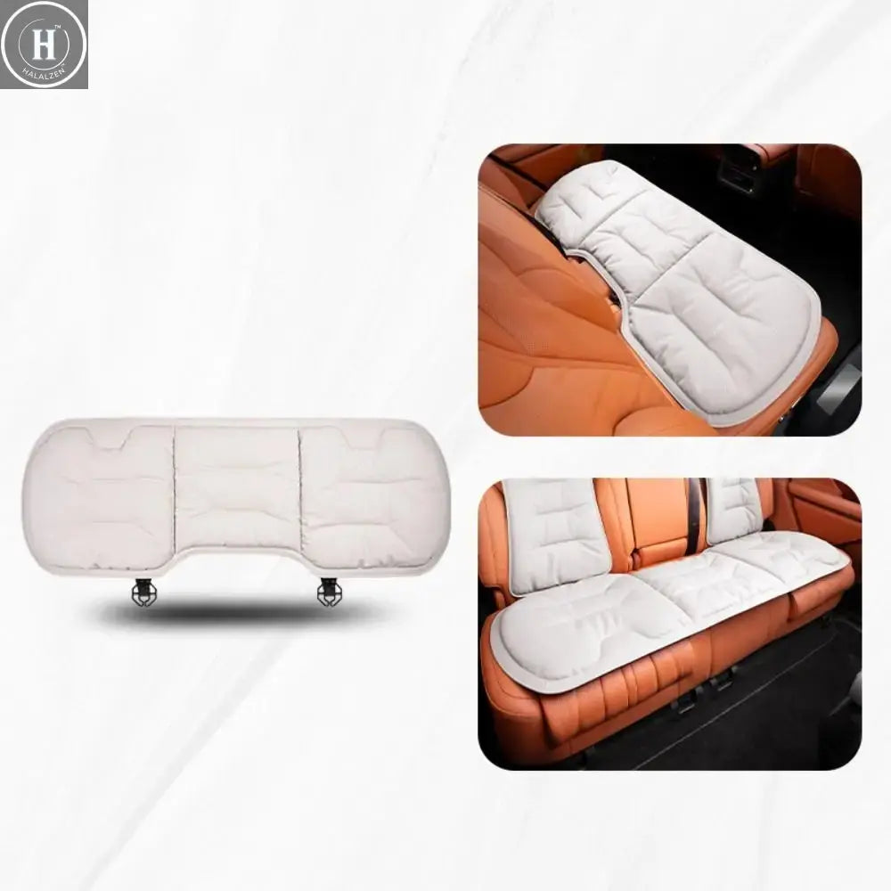 Non-slip Car Leather Cushion Soft Good Breathability Ventilated Four-season Cushion Universal Cotton Auto Seat Cushion Travel HALALZEN