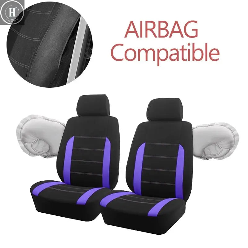AUTO PLUS Universal Fabric Car Seat Covers Fit For Most Car Suv Truck Van Car Accessories Interior Seat Covers Car HALALZEN