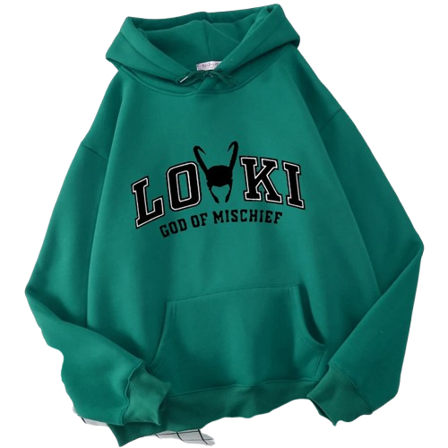 Marvel Superhero Loki Anime Hoodie Women Rocky Prank God Cartoon Hoodie Men Unisex Casual Street Fashion Winter Hoodie Man