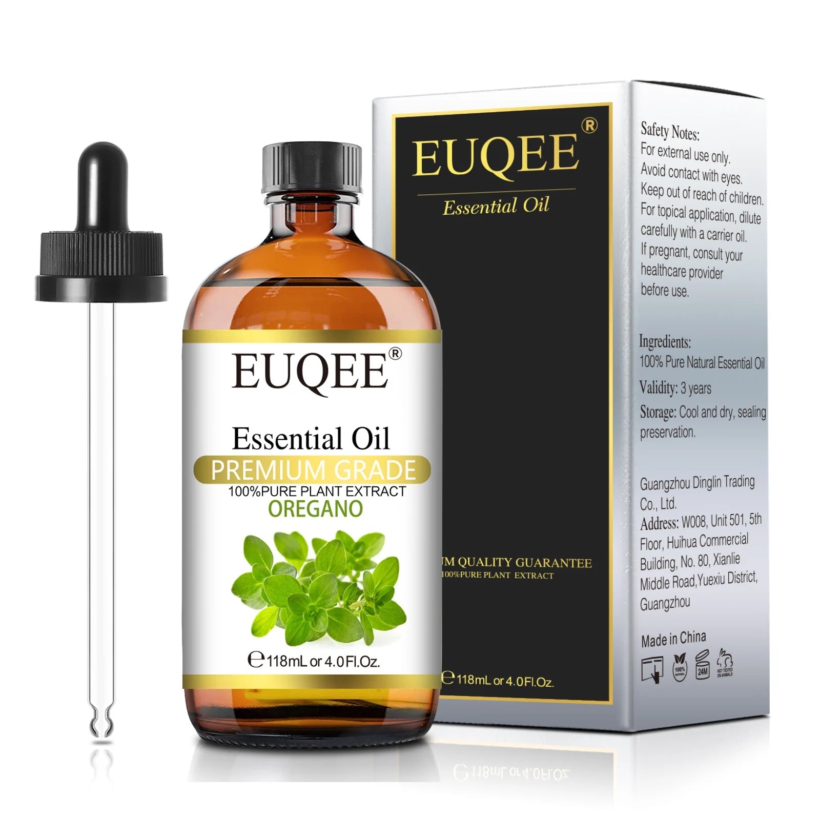 EUQEE 118ML Oregano Jasmine Lavender Essential Oil For Humidifier Diffuser Eucalyptus Aroma Oils For DIY Soap Candle HALALZEN