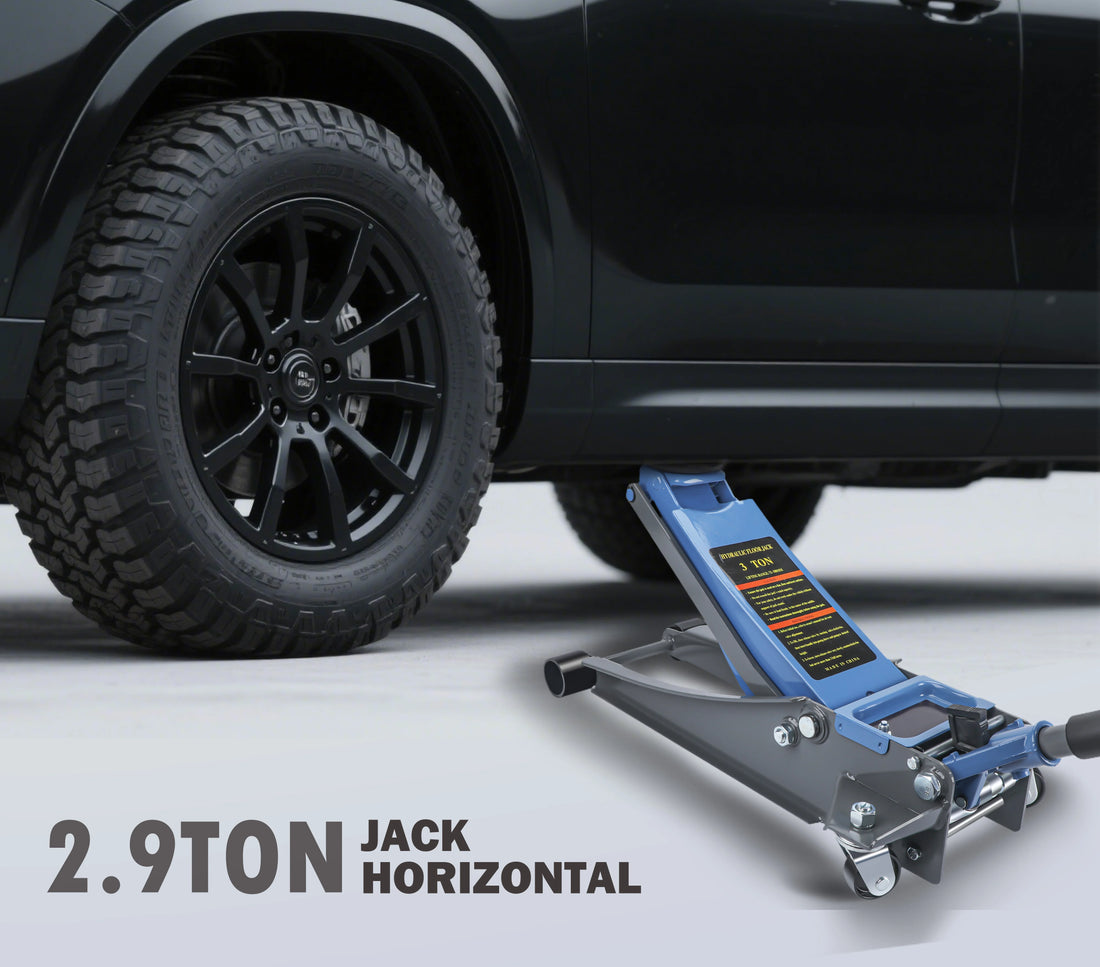 2.9 Ton Low Profile Floor Jack,Hydraulic Aluminium Steel Car Jack,Provide Stable Support,Lifting Range3.15-18.31"