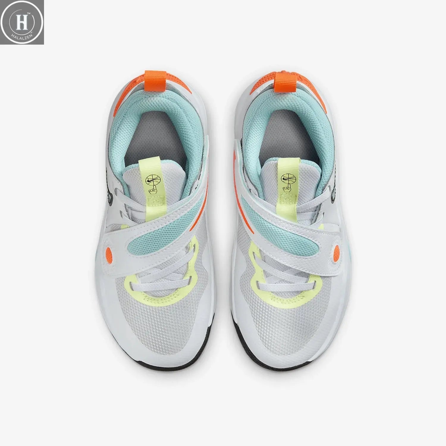 Nike Genuine Basketball Series PS Kids' Easy-On/Off Sneakers HF5737-141 HALALZEN