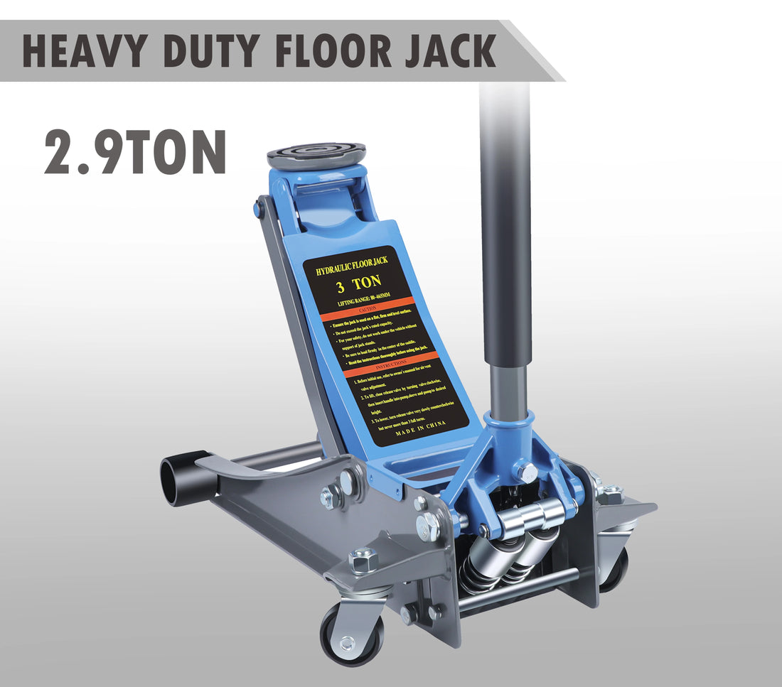 2.9 Ton Low Profile Floor Jack,Hydraulic Aluminium Steel Car Jack,Provide Stable Support,Lifting Range3.15-18.31"