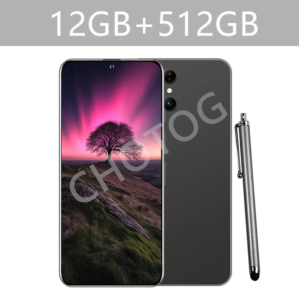 Cellphones Case For SMS 25 Ultra Mobile Phones 5G Dual Sim Android 14 Cell Phone Cases For Smartphone 22GB+2TB  7800mAh Cover