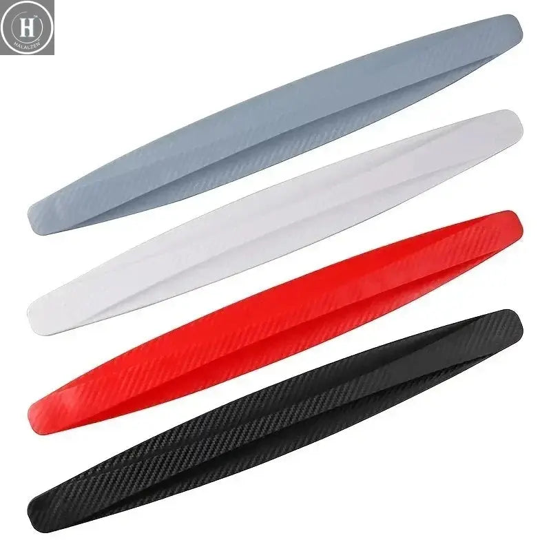 2Pcs Universal Anti-Collision Protector Stickers Car Front Rear Corner Bumper Guard Anti-Scratch Strips Sticker Car Accessories HALALZEN