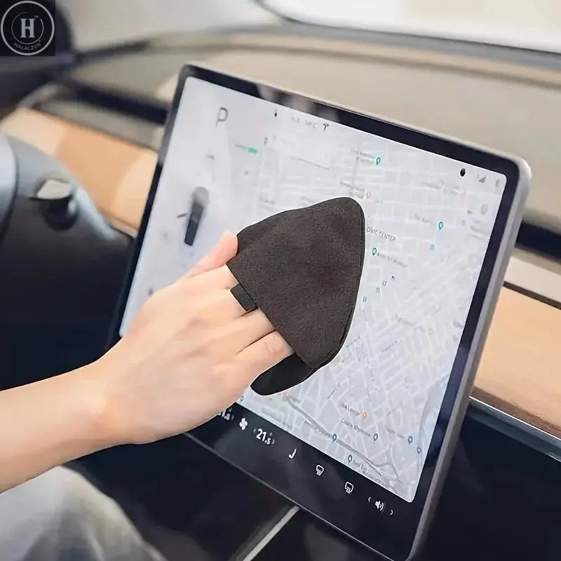Ultra-Fine Microfiber Car Touchscreen Cleaning Cloth, Microfiber Touchscreen Cleaning Cloth for Dashboard and Display Screen HALALZEN