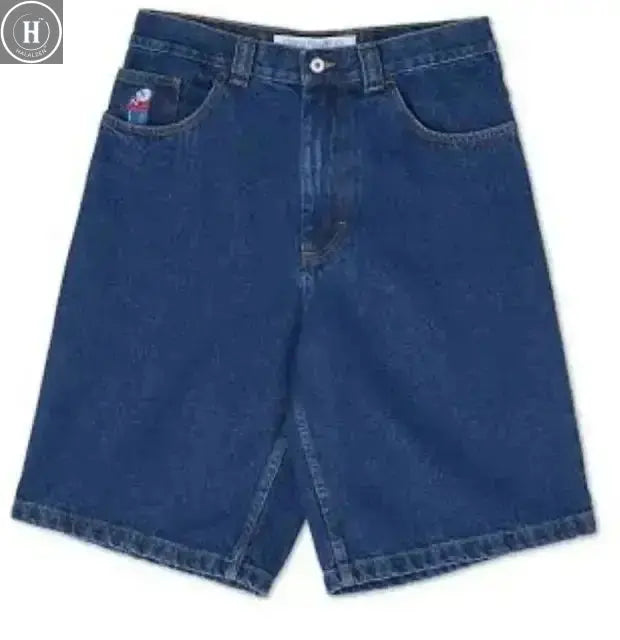 Streetwear Polar Big Boy orts Y2K Hip Hop Cartoon Print Five-Quarter Length Men's Jeans Pants for Autumn Season HALALZEN