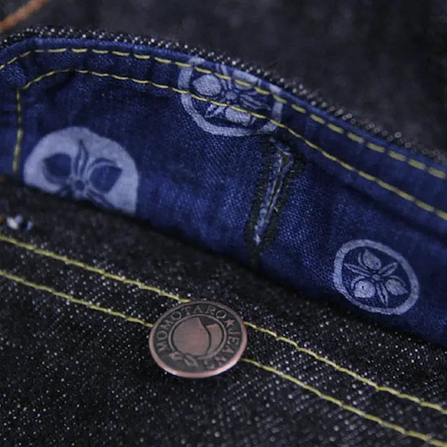 MOMOTARO Copper Dan Espresso Indigo Double Bag TYPE II Japanese Okayama Denim Jacket