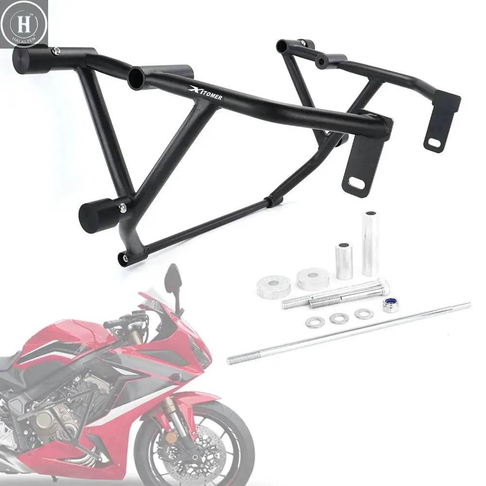 For Honda CBR650R CB650R 2019 2020 2021 2022 2023 Crash Bar Motorcycle Stunt Cage Engine Guard Bumpers Fairing Frame Protector HALALZEN