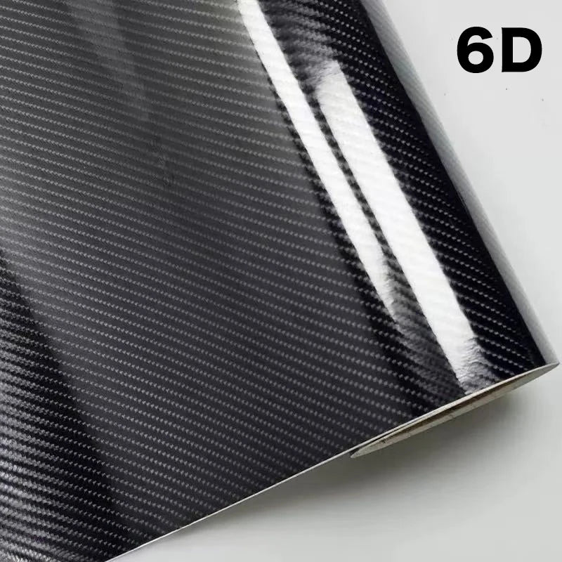 Carbon Fiber Car Body Vinyl Wrap Matte Accessories Glossy Black Sticker 3D 4D 5D 6D Auto Foil Cover Motorcycle Decoration Film