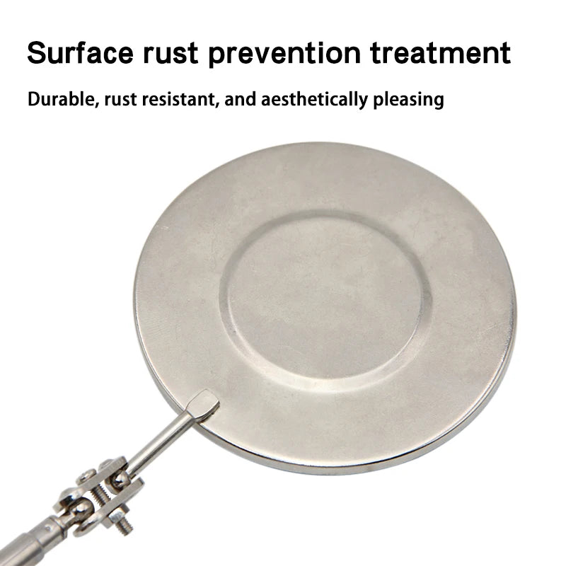 Detection folding mirror 360 degree rotating reflector universal auto repair tool accessory  telescopic bottom inspection mirror