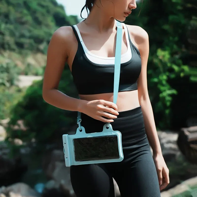 Outdoor Crossbody Waterproof Phone Bag Touchscreen Compatible Ipx8 Level Durable Mobile Phone Case For Swimming And Diving