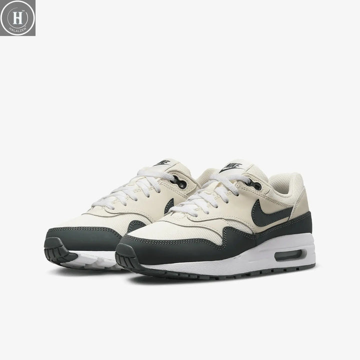 Nike genuine Air Max1 GS women's large children's air cushioned lightweight running shoes DZ3307-113 HALALZEN