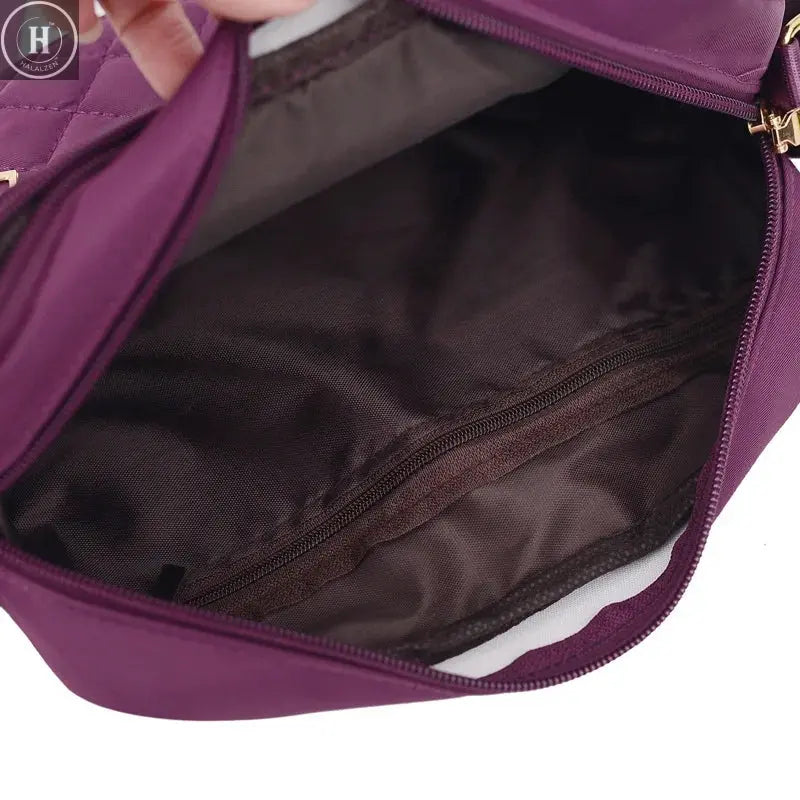 Fashion Women Shoulder Messenger Bag Waterproof Nylon Crossbody Bag Female Large Capacity Casual Travek Handbags Purse Bags HALALZEN