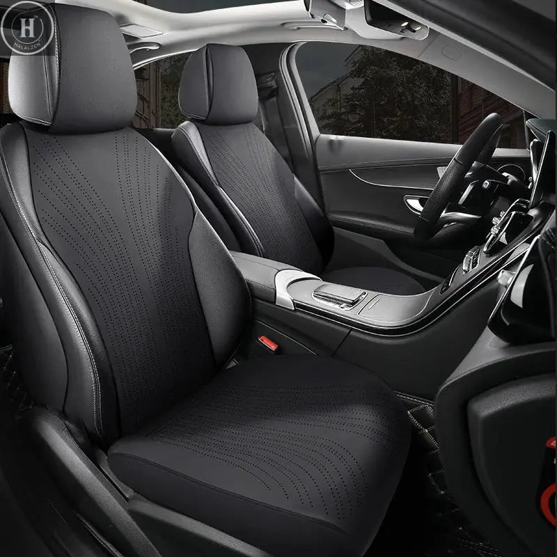 Universal All Seasons Car Seat Cover Breathable Suede Seat Anti-slip Protective Cushions Luxury Car Ultra Thin Suede Seat Cover HALALZEN