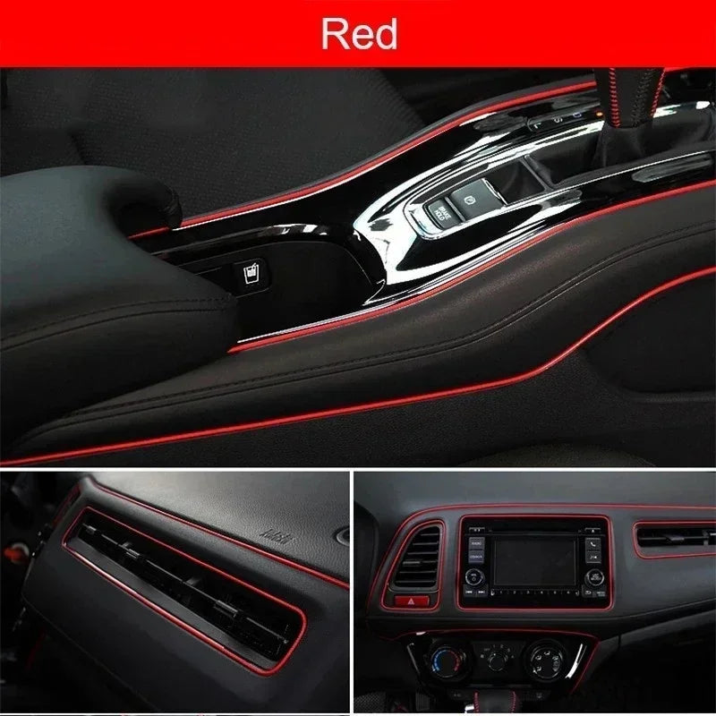 Car Moulding Decoration Flexible Strips Interior Auto Mouldings Car Cover Trim Dashboard Door Edgein Car-styling