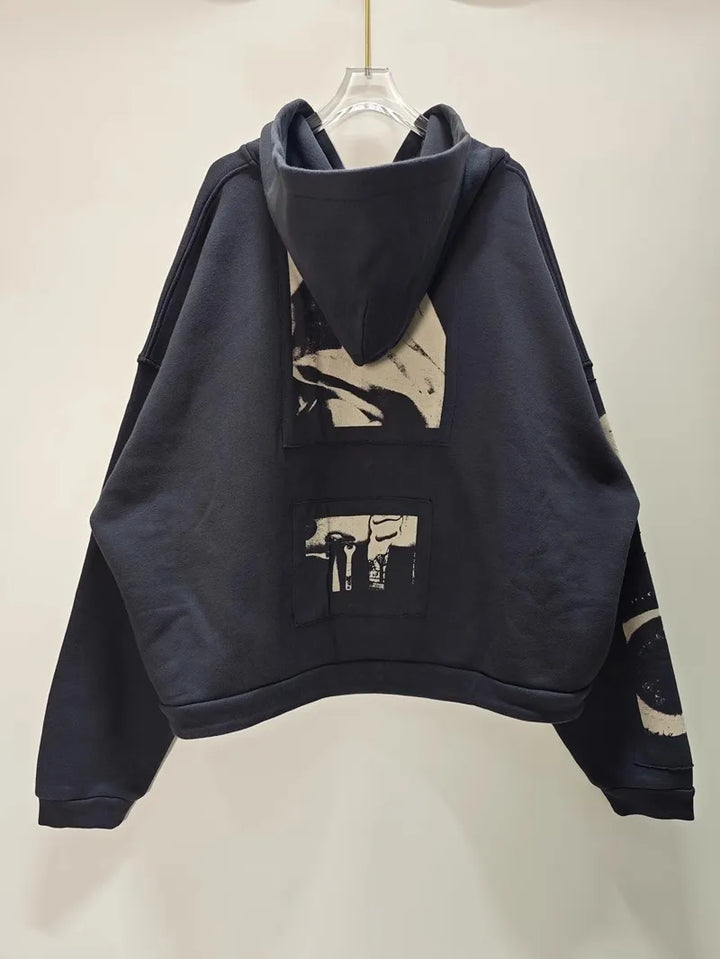 The Material Girl COMPLEX Anonymous Pullover Hoodies Hoody Hooded Sweatshirts velvet Cotton Thick Fleece US N313