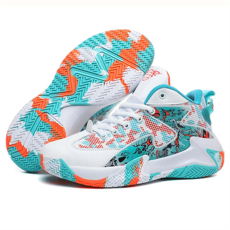 Men Basketball Shoes Breathable Sports Shoes Training Athletic Women Basketball Sneakers