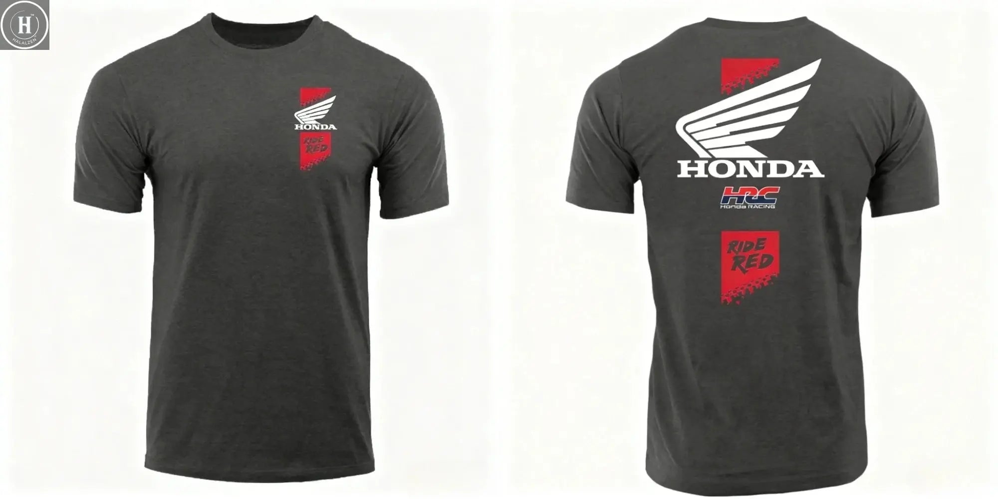 Honda Men's and Women's T-shirt Summer New Cotton Tee Honda Gold Wing Racing Short-sleeved Spring Autumn Motorcycle Cycling Top HALALZEN