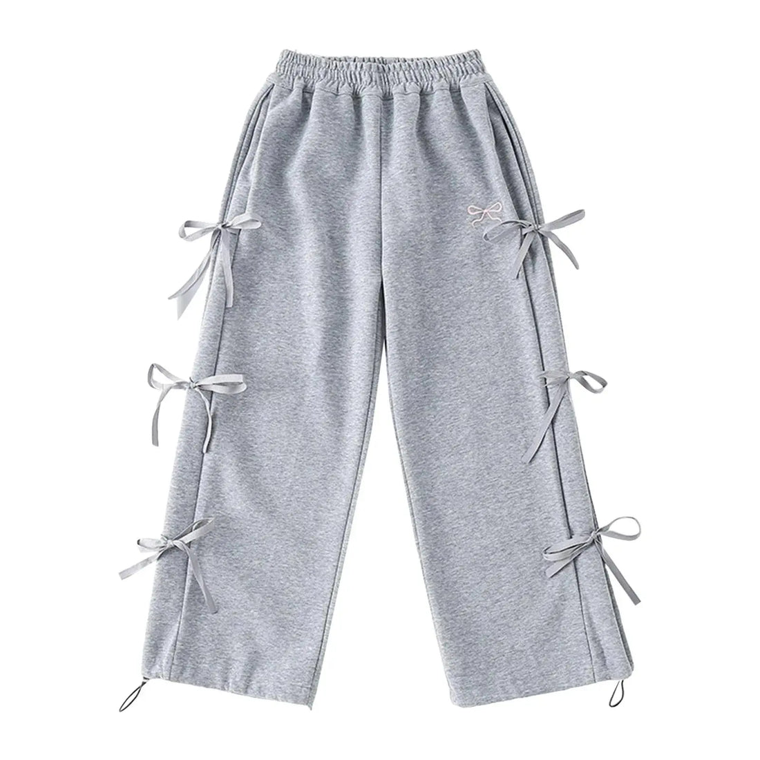 Girls Outfits Size 5 Children's Girls Spring Jogging Bottoms Fashion Plain Bow Sweatpants With Wide Toddler Girls Snow Pants 5t Halalzen UK