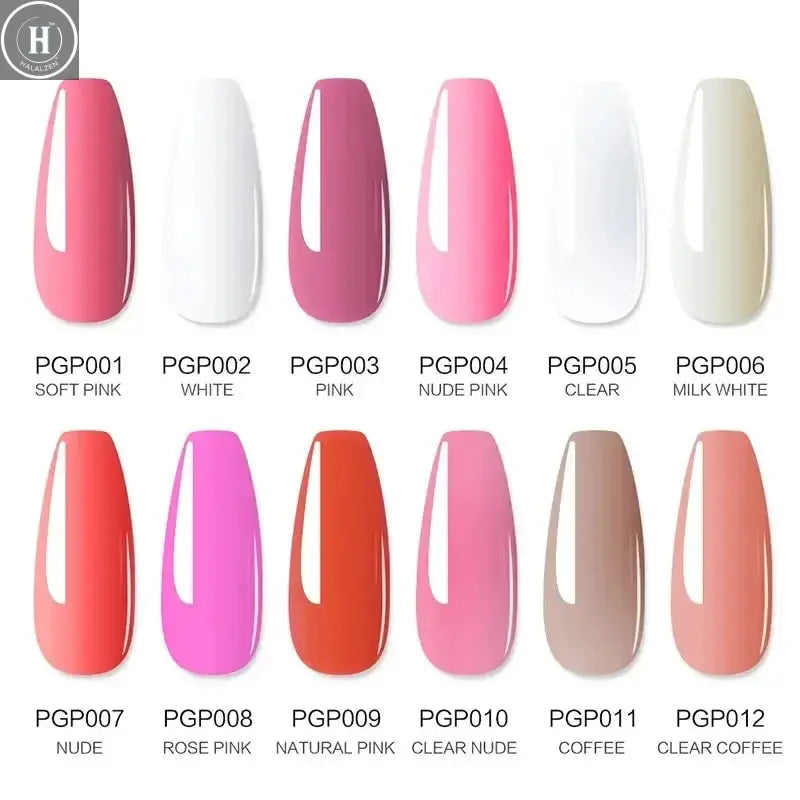 15ml Poly Extension Nail Gel For Nail Art Manicure Design 24Colors UV Varnishes Semi Permanent Builder Nail Gel Polish HALALZEN
