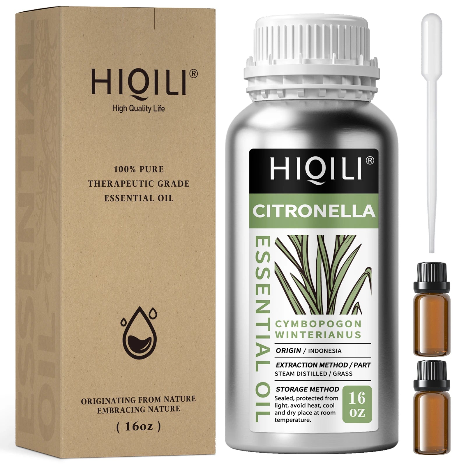 HIQILI 500mL Essential Oil, Cinnamon Peppermint Rosemary Vanilla Lavender Oil for DIY Candle& Soap Aomatherapy Diffuser Massage HALALZEN