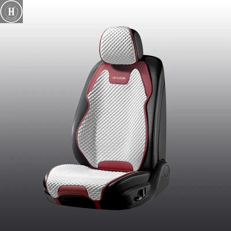 Ice Silk Car Seat Cushion Ventilation Comfortable, Durable Four Seasons Universal Split Single Car Front Seat Cover HALALZEN