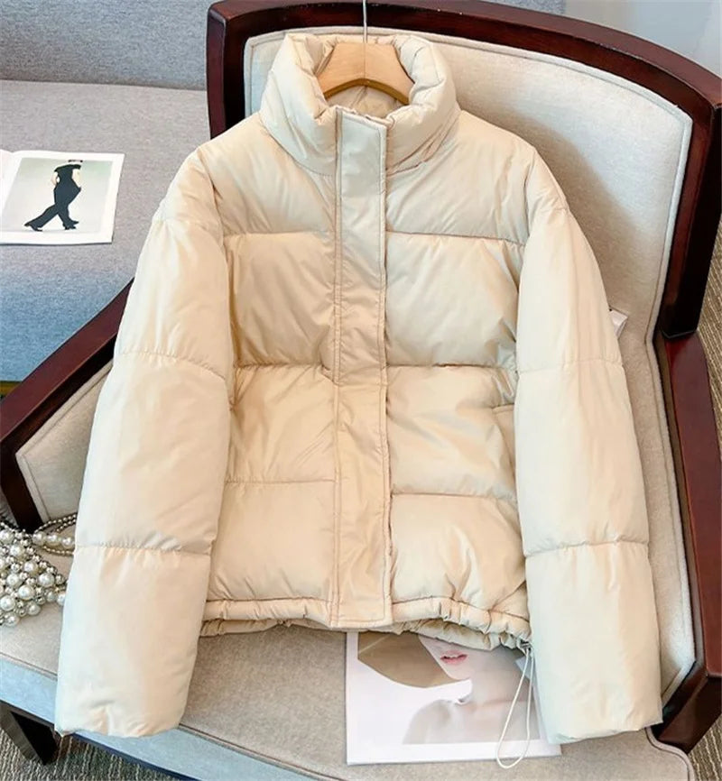 2024 New Winter Jacket Women Parkas Female Thicken Warm Jacket Cotton Padded Parka Loose Snow Coat Waterproof Outwear