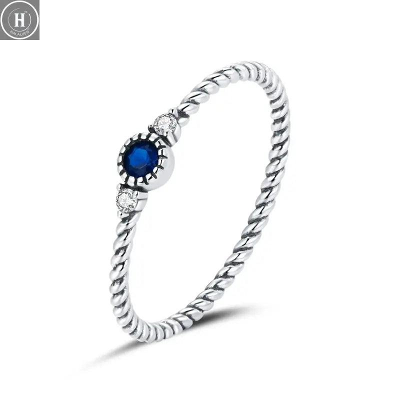 WOSTU European 925 Sterling Silver Simple Rings For Women Wedding Engagement Heart Rings With Zircon Original Female Jewelry HALALZEN