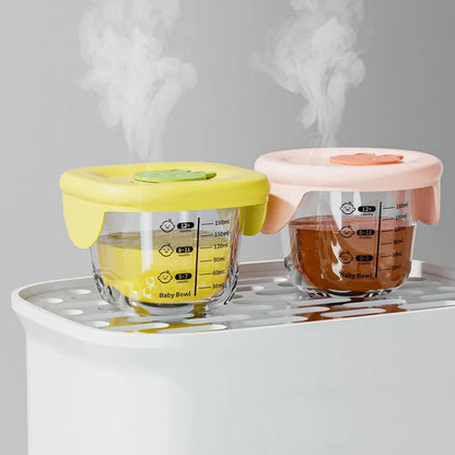 Mini Glass Bowl with Silicone Lid
