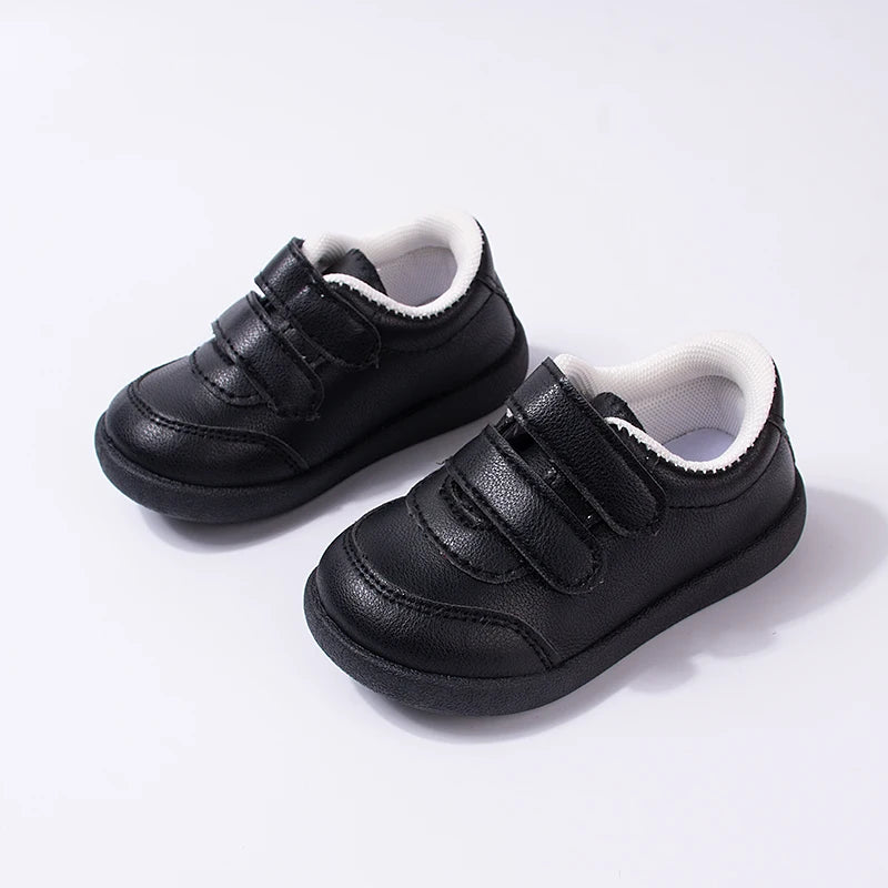 New Arrival Unisex Daily Outdoor Non-slip Lightweight Comfortable White Sneakers Toddlers First Walking Shoes EK9S101/220