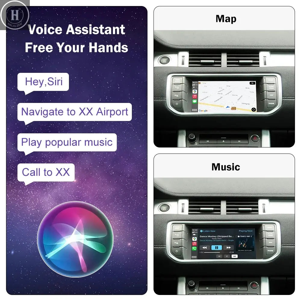 Android Auto Wireless Carplay For Land Rover/Jaguar/Range Rover/Evoque/Discovery 2012-2018 Multimedia Navigation Car Player HALALZEN