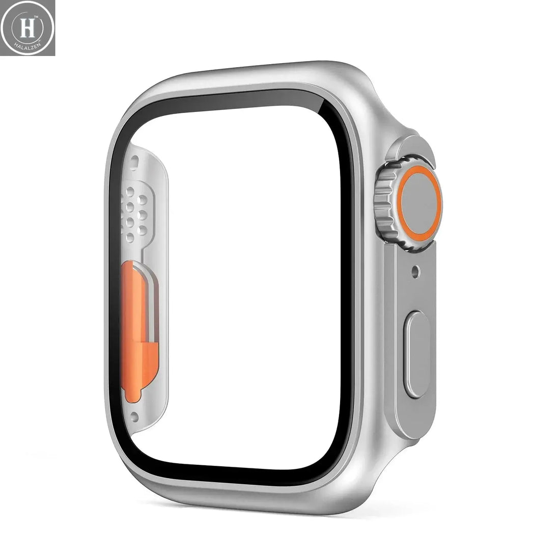 Glass+Case for Apple Watch 46mm 44mm 45mm 41mm 40mm 38mm 42mm Screen Protector Change Ultra Bumper iWatch Series 10 9 8 7 SE 6 5 HALALZEN