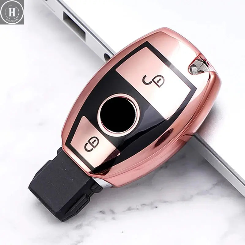 2/3 Buttons For Mercedes Benz A B G R Class GLA GLK W176 W204 W251 W463 Soft TPU Car Remote Key Case Cover Fob Accessories HALALZEN