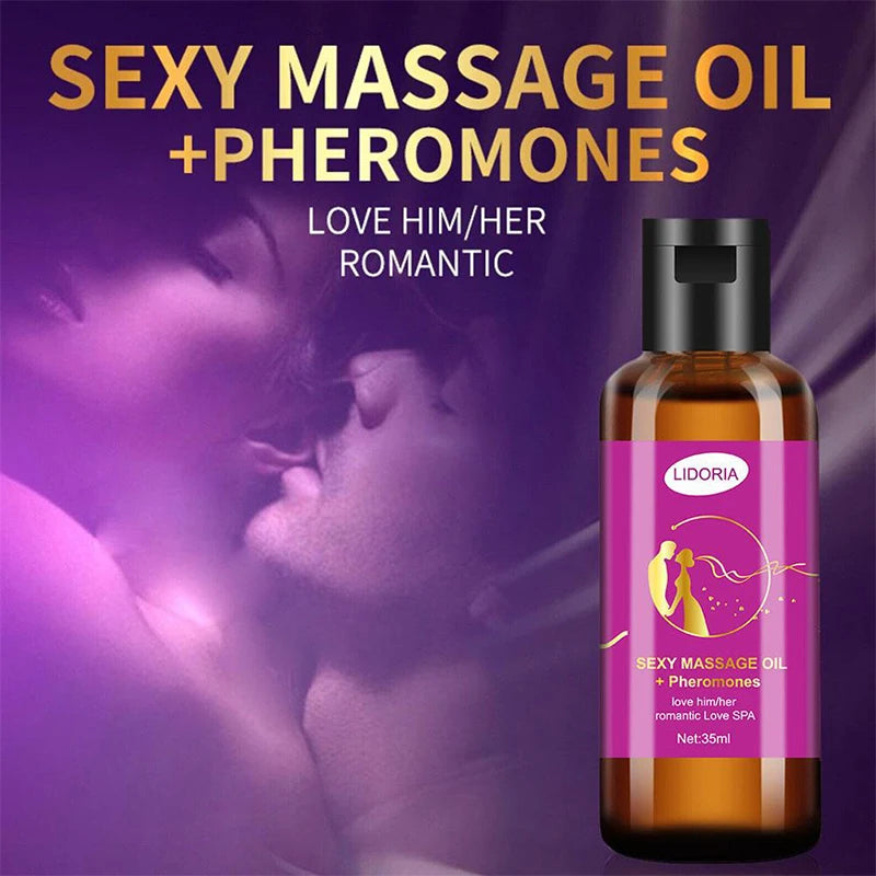 Sexy Men Women Massage Essential Oil Natural Pheromone Relax Stress SPA Romantic Enhance Skin Care Attraction