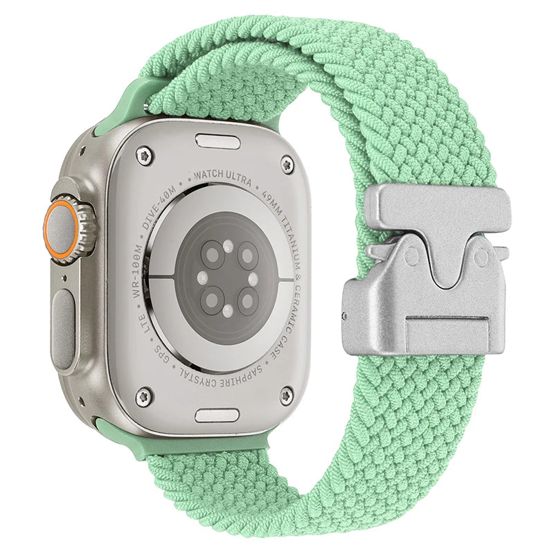 Parachute Braided Strap For Apple Watch Ultra 3/2 Band 49mm 46mm 45mm 42mm 44mm 41mm Nylon Bracelet iWatch 11 10 9 8 7 6 SE Belt