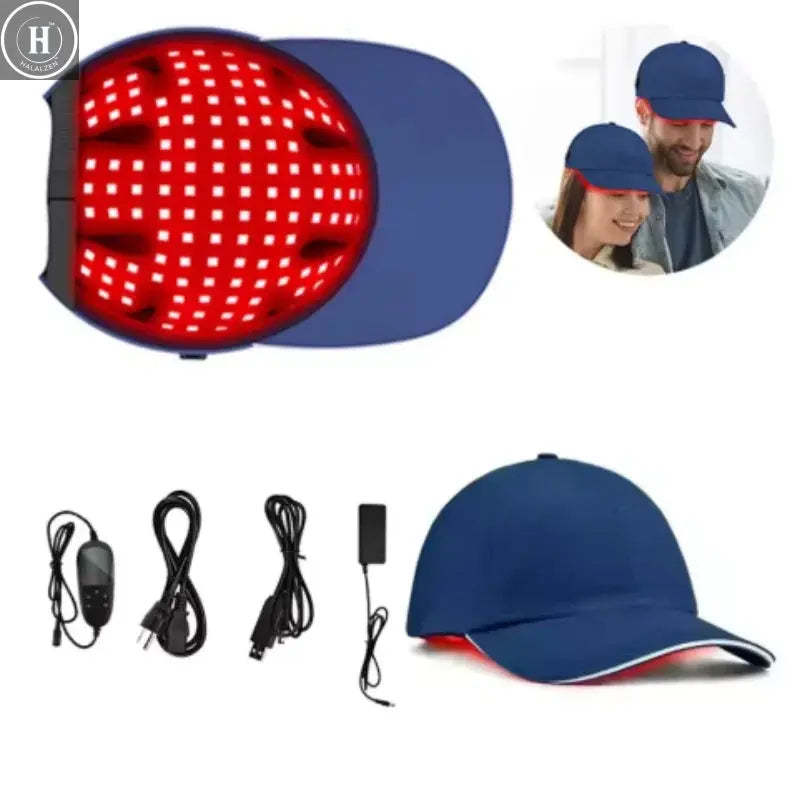 56or100 lights LED Infrared Hat Led Red Light Therapy Device Laser Treatment Machine Cap for Hair Loss Hair Regrowth Instrument HALALZEN