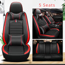  Black red 5 seat