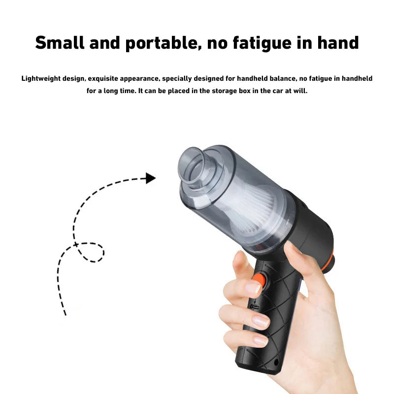 New 690000Pa Wireless Car Vacuum Cleaner 120W 1200mah High-power Vacuum Cordless Handheld Auto Portabale Vacuum Cleaner 2026