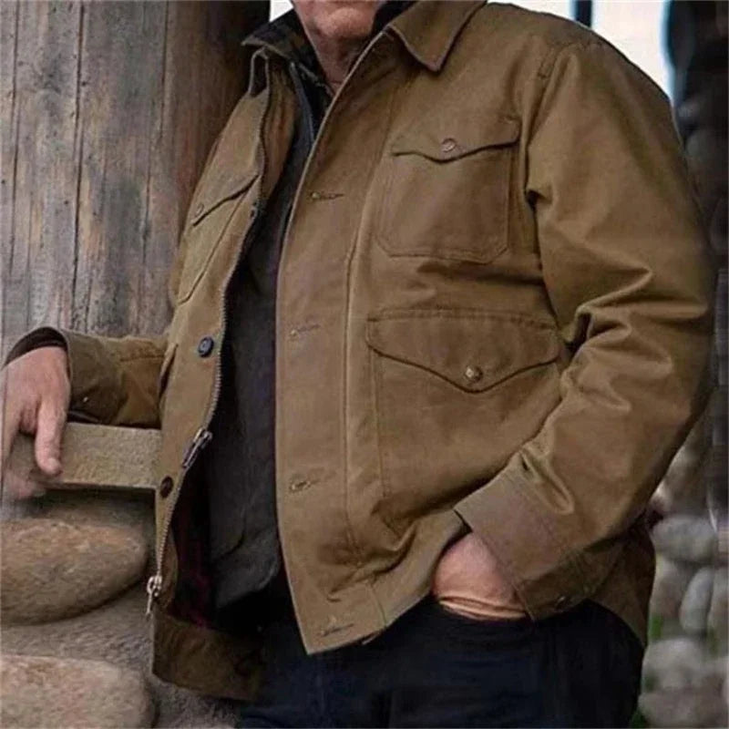 Black Cotton Jacket Men's Jean Jacket 5XL Cotton Denim Autumn Winter Jacket Male Jean Coats Men Cowboy Jackets