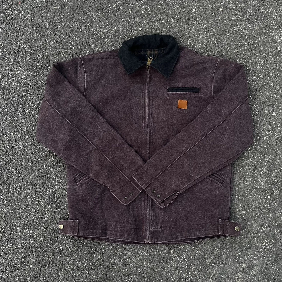 J97 Detroit American Vintage Washed Denim Tooling Jacket Canvas Jacket