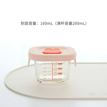 Mini Glass Bowl with Silicone Lid