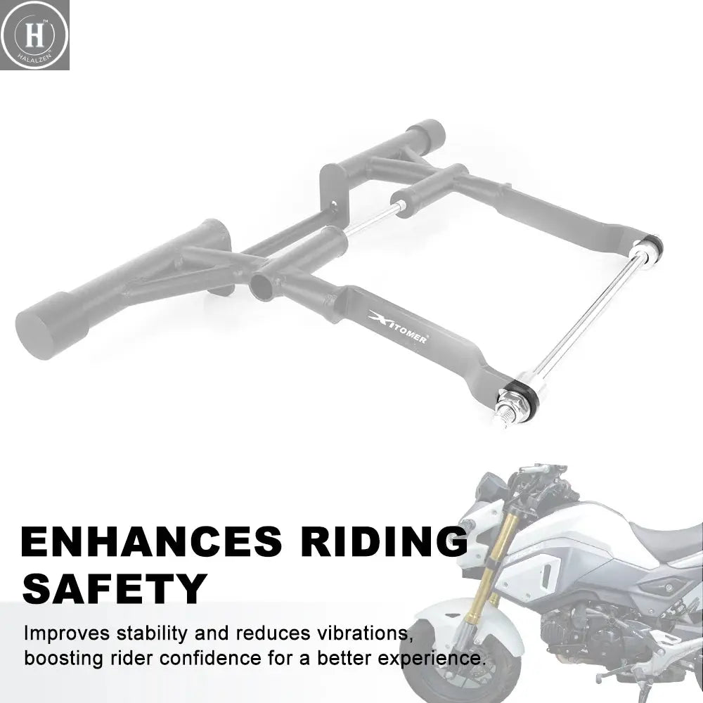 Motorcycle Crash Bars For Honda Grom 125 MSX125 2014 2015 2016 2017 2018 2019 2020 Stunt Cage Engine Guard Bumpers Protectors HALALZEN