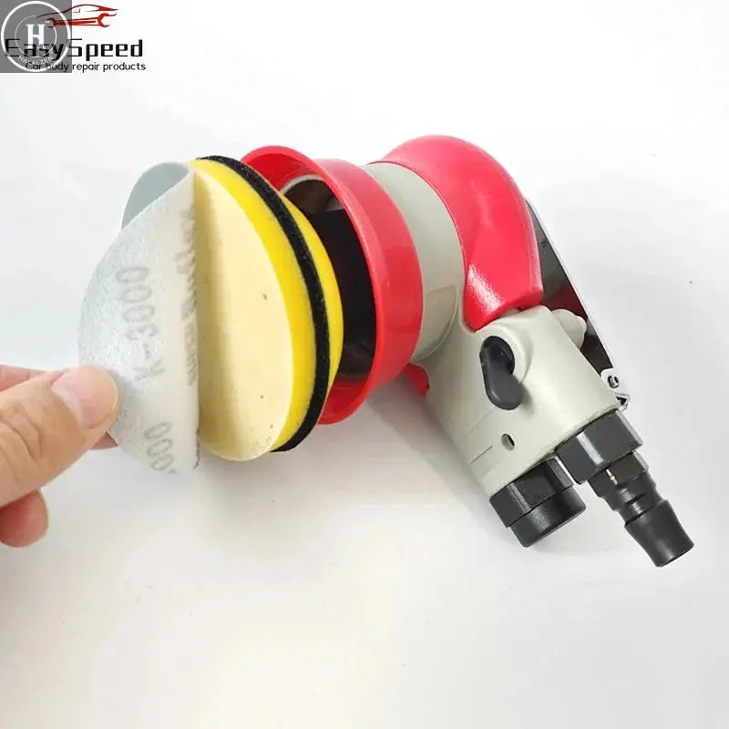 Mini Pneumatic Angle Sander Grinding Mach Polishing Machine 3 inch Air Sanding Angle Tools for Car Polisher HALALZEN