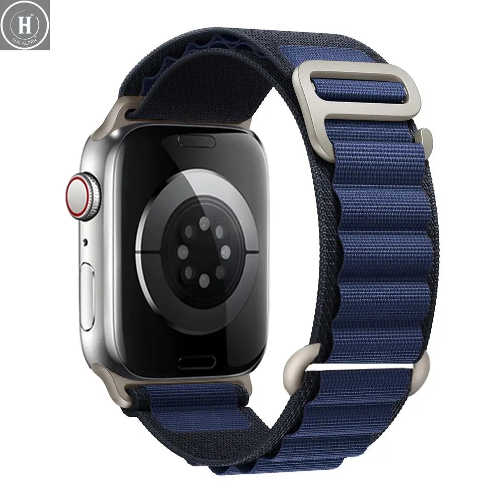 for Apple watch Straps 45mm 46mm 49mm 42mm iwatch Band 44mm 40mm Nylon Alpine bracelet correa Series 10 9 8 7 6 11 SE Ultra 2 3 HALALZEN