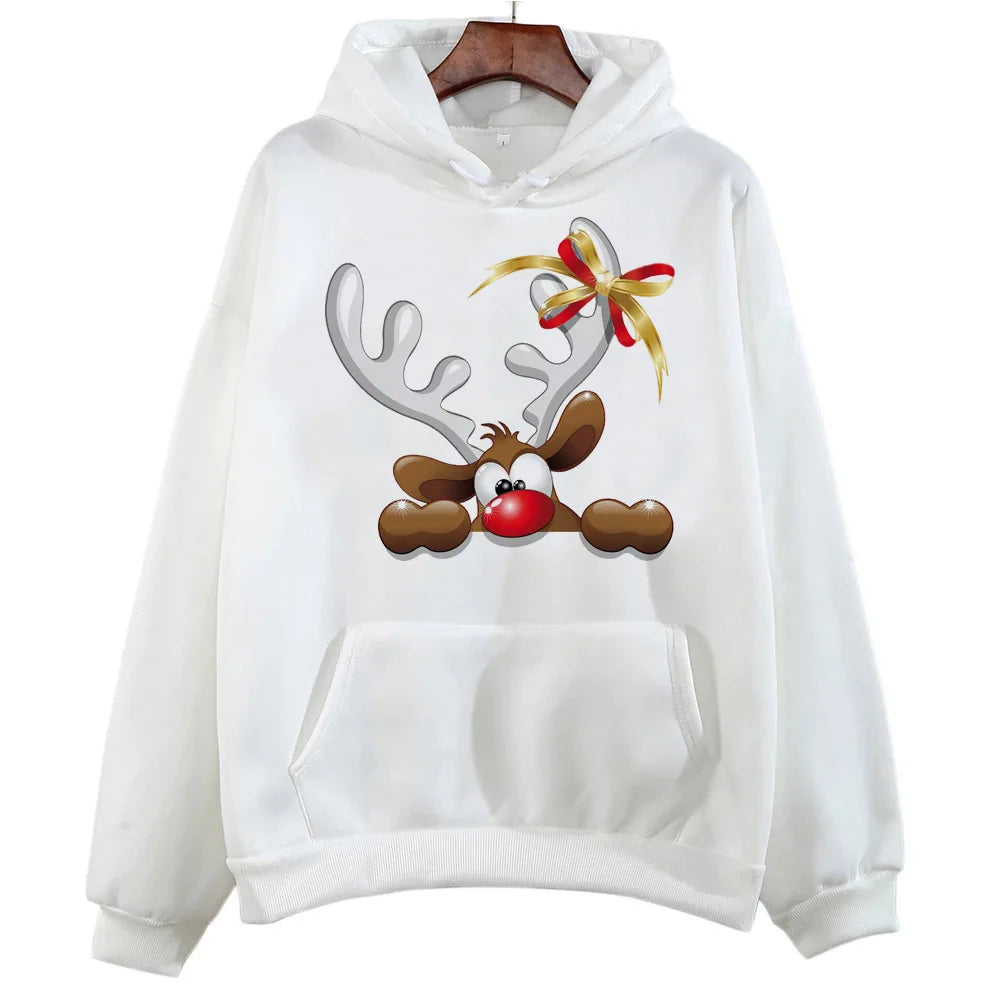 Christmas hoodie Y2K anime soft fabric winter female tracksuits comfortable printed design pattern