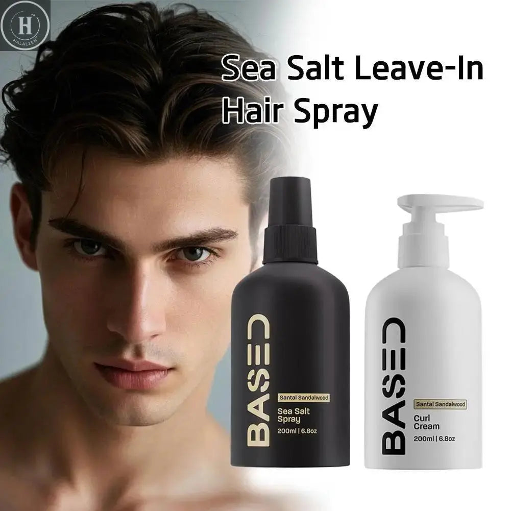 Sea Salt Spray Anti-Fade Hair Styling Spray Nourishing hair Heat Treating hair ends for Full and Fluffy Hair Leave-In Hair Spray HALALZEN