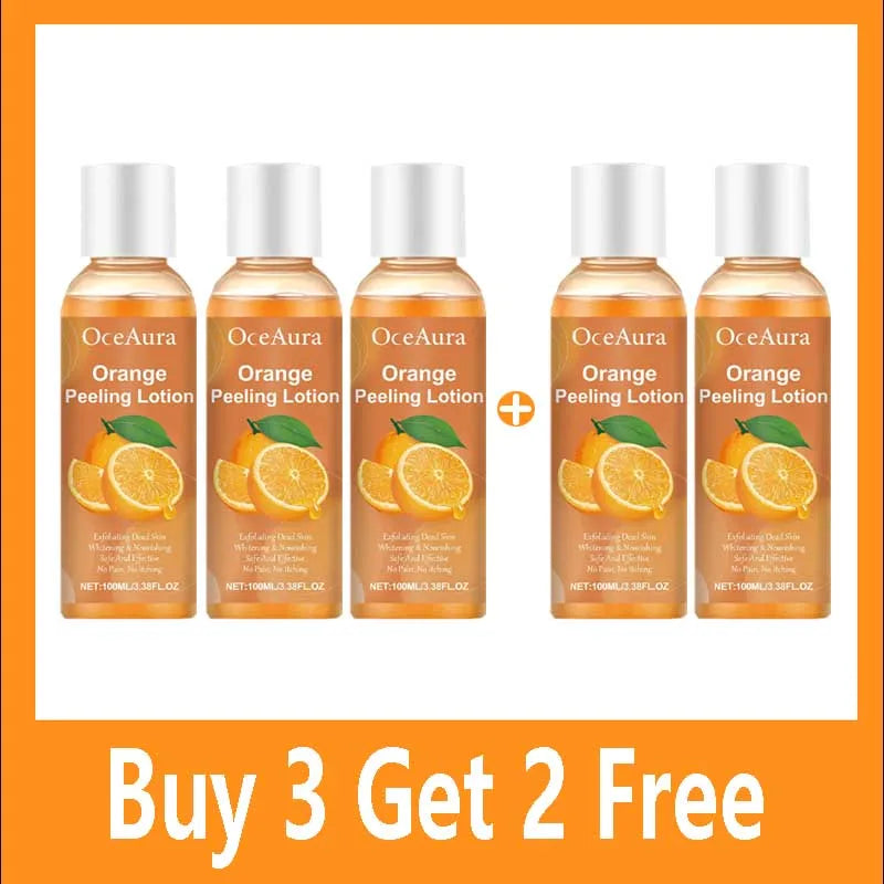 Orange Peeling Body Lotion Gentle Exfoliation Gel Lotion Peeling Oil Tearable Ramen Wax Orange Peeling Lotion Wholesale HALALZEN